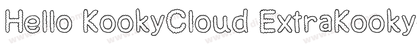 Hello KookyCloud ExtraKooky字体转换